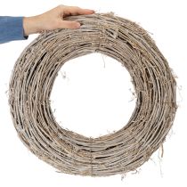 Artikel Dekokranz Rattan weiß gewaschen 50cm für kreatives Gestalten