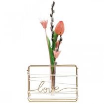 Reagenzglashalter Metall Reagenzglas Deko Vase 11,5cm
