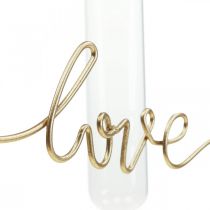 Reagenzglashalter Metall Reagenzglas Deko Vase 11,5cm