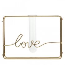 Artikel Reagenzglashalter Metall Reagenzglas Deko Vase 11,5cm