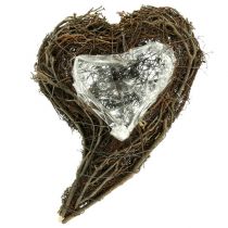 Artikel Reben Pflanzherz Natur 15cm x23cm x5cm 4St