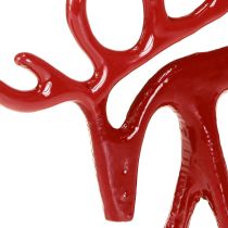 Artikel Rentier Deko Figur Metall Tischdeko Weihnachten Rot 15cm – Elegante Weihnachtsdekoration