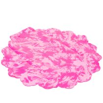 Artikel Blumenmanschette Kunststoff Rund 48 cm Pink