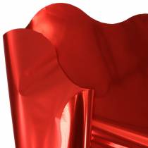 Rondella Manschette Rot Metallic zweifarbig 60cm 50St