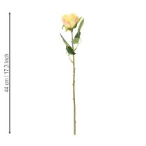 Artikel Künstlicher Rosenstrauß Gelb 44cm 6er Set für stilvolle Dekoration