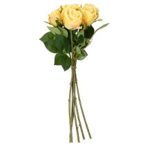 Artikel Künstlicher Rosenstrauß Gelb 44cm 6er Set für stilvolle Dekoration