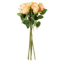 Artikel Kunstrosen Bouquet 44cm mit realistischer Optik Langlebig für Hochzeit und Deko 6 Stück