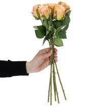 Artikel Kunstrosen Bouquet 44cm mit realistischer Optik Langlebig für Hochzeit und Deko 6 Stück