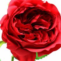 Rose Kunstblume Rot 72cm
