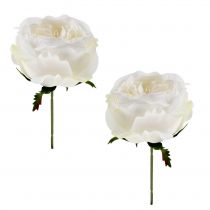 Artikel Rosenblüte Weiß 17cm 4St