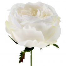 Rosenblüte Weiß 17cm 4St