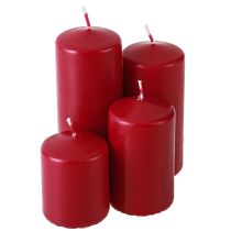 Artikel Rote Adventskerzen Set – Elegante Weihnachtsdeko für stimmungsvolle Adventsmomente