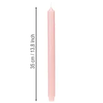 Artikel Durchgefärbte Stabkerzen Wachs Rosa 350 x 28 mm 4 Stück