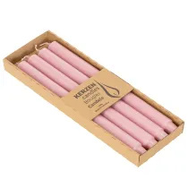 Artikel Durchgefärbte Stabkerzen Wachs Rosa 350 x 28 mm 4 Stück