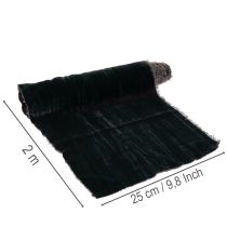 Artikel Dekoband Samt Tischläufer 25cm x 2m Anthrazit