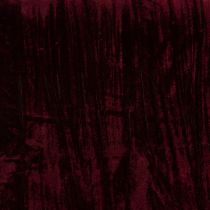 Artikel Samtband Polyester Crushed-Velvet Bordeauxrot 25 cm x 2 m für Dekoration und Basteln