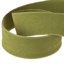Artikel Samtband Moosgrün 25mm 7m