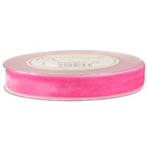 Artikel Rosa Samtband 20mm Dekoration Geschenkverpackung 10m Velvet Dekoband Pink