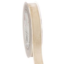 Artikel Samtband Polyamid Beige 20mm 10m für Geschenkverpackungen und Dekorationen