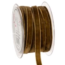 Artikel Dekoband Samt 10mm x 20m Braun Innenbereich
