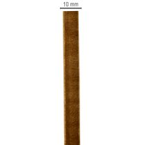 Artikel Dekoband Samt 10mm x 20m Braun Innenbereich