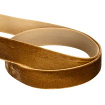 Artikel Dekoband Samtband 20mm x 10m Braun Polyamid Geschenkverpackung Floristik
