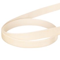 Artikel Samtband Rolle 10mm x 20m Creme Polyamid