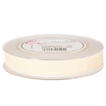 Artikel Geschenkband Samt Creme 20mm x 10m für Floristik und Dekoration
