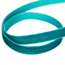 Artikel Samtband auf Rolle 10mm x 20m Petrol für Geschenkverpackungen und Dekoration