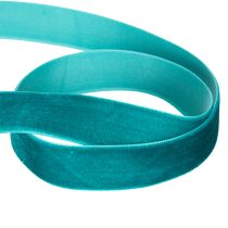 Artikel Dekoband Samt 20mm Petrolblau 10m Rolle
