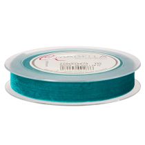 Artikel Dekoband Samt 20mm Petrolblau 10m Rolle