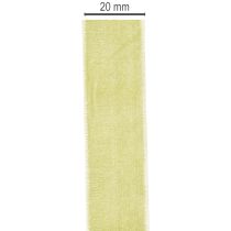 Artikel Dekoband Samtband 20mm x 10m Salbeigrün für Geschenkverpackung