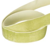 Artikel Dekoband Samtband 20mm x 10m Salbeigrün für Geschenkverpackung