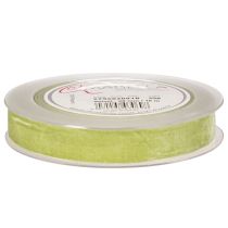 Artikel Dekoband Samtband 20mm x 10m Salbeigrün für Geschenkverpackung