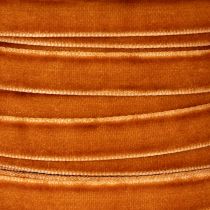 Artikel Dekoband Samt 10mm Orangebraun Rolle 20m Innenbereich