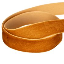 Artikel Samtband Polyamid 20mm 10m Orangebraun Innenbereich