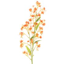 Artikel Kunstblume Orchideenzweig 110cm Orange 3er Set Innenbereich