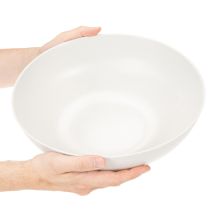 Artikel Schale rund Kunststoff 30cm hellgrau für Dekoration