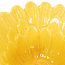 Artikel Dekorative Keramik-Blumenschale Gelb 13 cm, 2er-Set für kreative Dekoideen