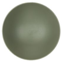 Artikel Metallschale mit Standfuß 25cm graugrün für Innenbereiche