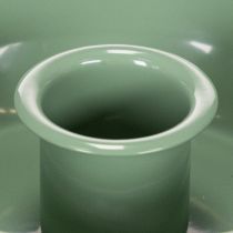 Artikel Stabkerzenhalter Metall Grün 10 cm 2er-Set für Gestecke und Deko