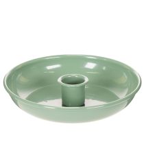 Artikel Kerzenständer Metall grün 13 cm für Tafelkerzen