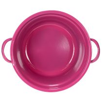 Artikel Pflanzschale Set Metall 23cm Bunte Sommerfarben 3er Pack