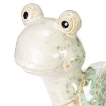 Artikel Schildkröte aus Keramik grün-creme 22cm dekorative Dekofigur