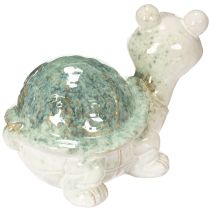 Artikel Schildkröte aus Keramik grün-creme 22cm dekorative Dekofigur