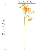 Artikel Künstlicher Schleierkrautzweig orange 30cm 10 Stück