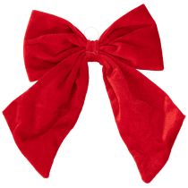 Artikel Rote Stoff-Schmuckschleifen 28 cm, 3 Stück, Innenbereich