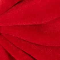 Artikel Dekoschleife Rot 50cm Samt mit Aufhänger für Fenster und Türen