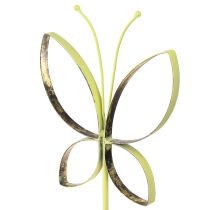Artikel Elegante Schmetterling Metall Deko Frühling Grün Gold Tischdeko Vintage 35cm 2er Set