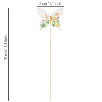Artikel Schmetterlingsstecker im 12er-Set 29cm für Garten- und Blumentopf-Deko